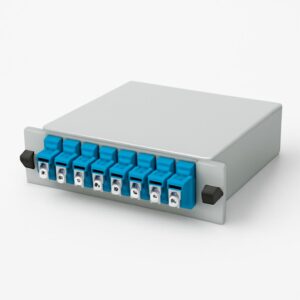 WAN - Bandeja Fibra Optica / Accsorio Frente 8 Ports LC Hellermann