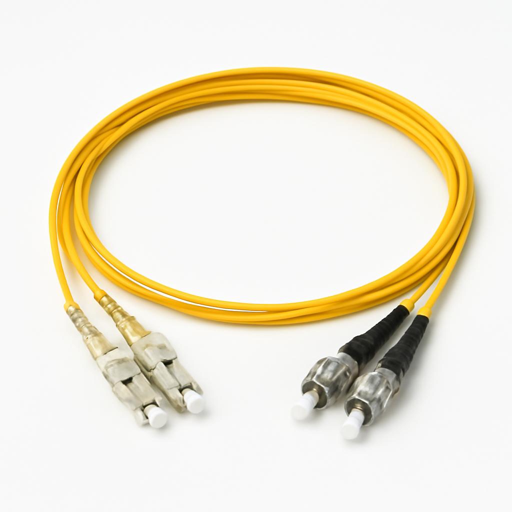 WAN - Patchcord FO SM LC-PC/ST-PC 3 metros Duplex Yellow Hellermann