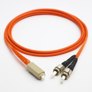 LAN - Patchcord FO MM OM1 SC-PC/ST-PC 3 metros Duplex Orange Hellermann