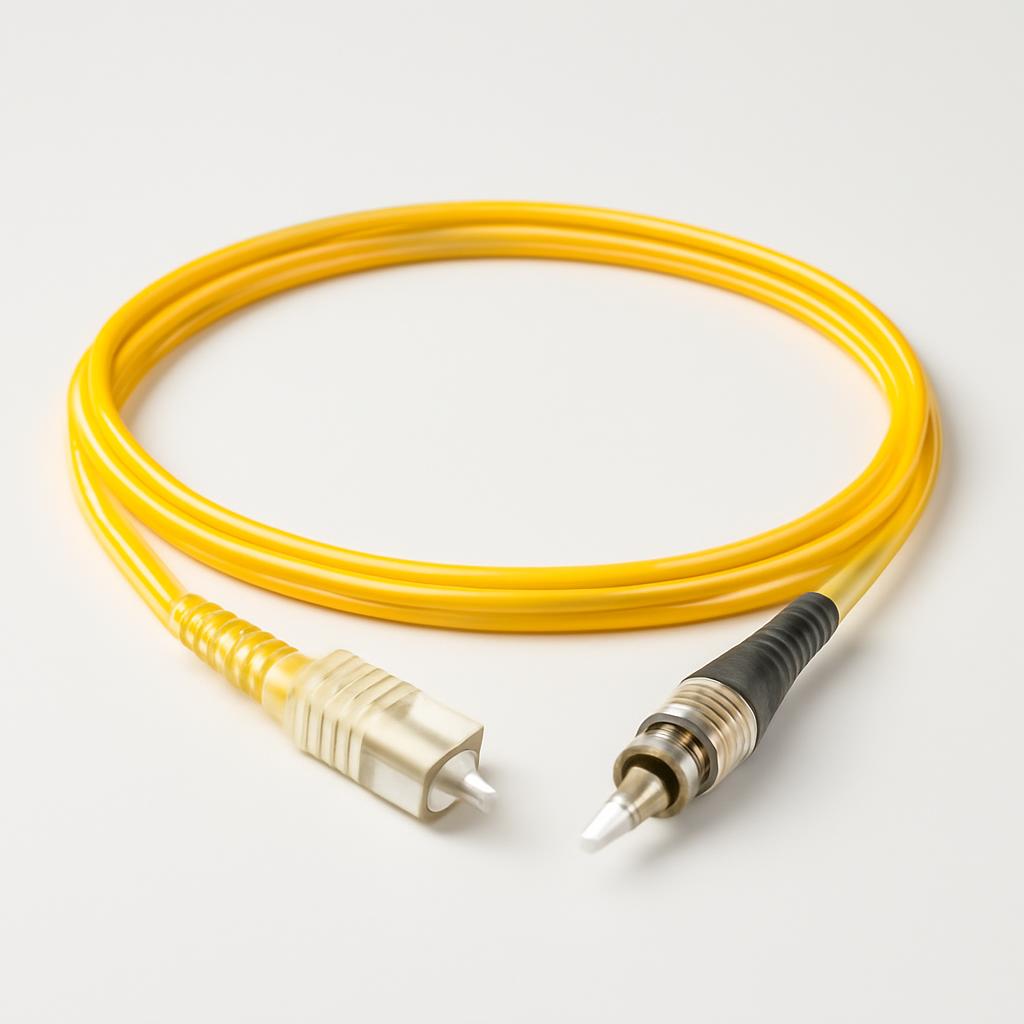 WAN - Patchcord FO SM SC-PC/ST-PC 2 metros Duplex Yellow Hellermann