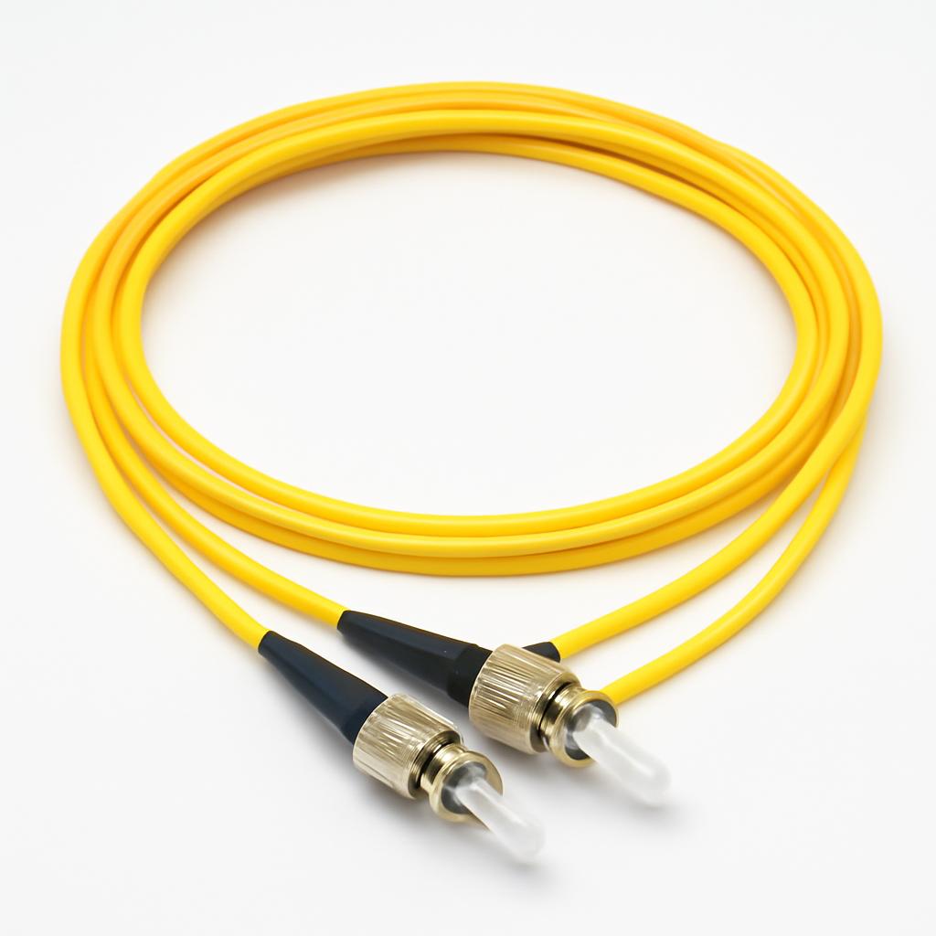 WAN - Patchcord FO SM ST-PC/ST-PC 3 metros Duplex Yellow Hellermann