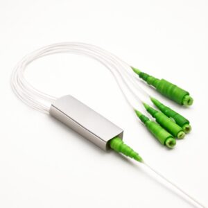 WAN - PLC Splitter 1:8 SC-APC Tubo de acero Hellermann