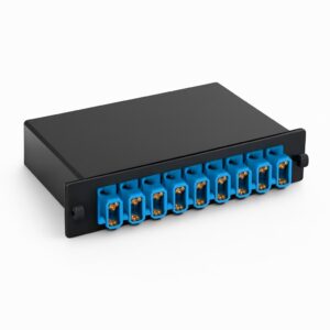 WAN - BANDEJA FO 12PORTS MM LC - 24 LC OM4 ADAPTERS WITH ACCESORIES Hellermann