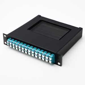 WAN - BANDEJA FO 24PORTS MM LC - 48 LC OM4 ADAPTERS WITH ACCESORIES Hellermann