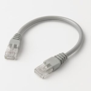 LAN - Patchcord UTP Categoria 5E 0,5 metros Gris Hellermann