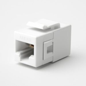 LAN - Jack LC RJ45 CAT5e White Hellermann
