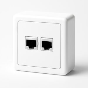 LAN - ROSETA SMB DUAL PORT OFFICE WHITE Hellermann