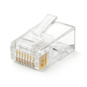 LAN - PLUG CAT5E PASSING-THROUGH - BOLSA  x 100 un Hellermann