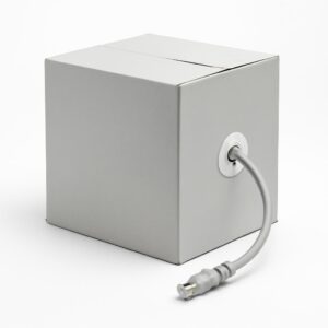 CABLE 4 PARES UTP 24X4 5E CMX GRIS CAJA 305 MTS NX Hellermann