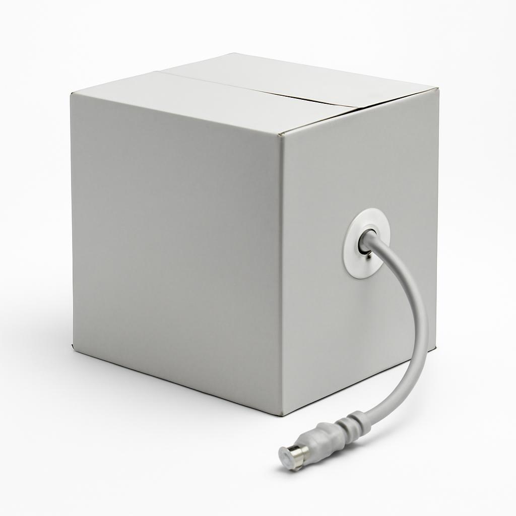 CABLE 4 PARES UTP 24X4 5E CMX GRIS CAJA 305 MTS NX Hellermann