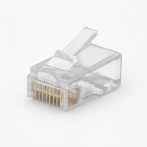 LAN - PLUG CAT6 PASSING-THROUGH - BOLSA x 100 un Hellermann