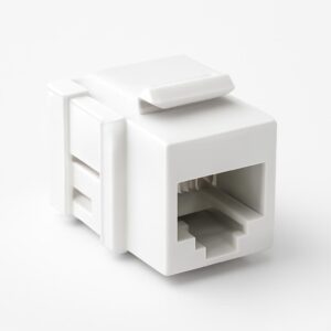 LAN - Jack LC RJ45 CAT6A White Hellermann