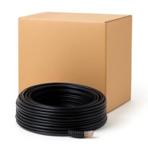 CABLE 4 PARES UTP 24X4 C6 EXTERIOR NEGRO CAJA DE CARTON VAINA SIMPLE Hellermann