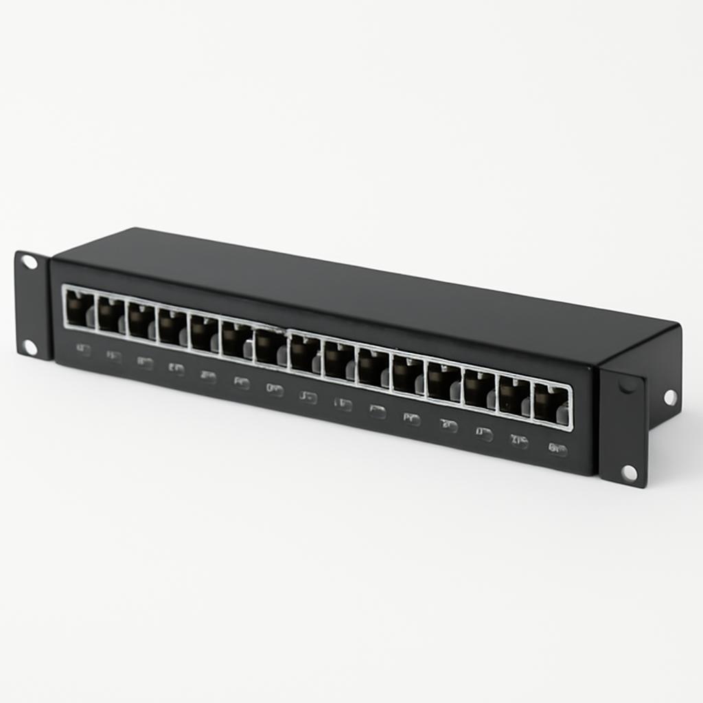 LAN - P Panel Global CAT6A 24 Ports Hellermann