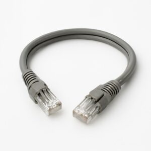 LAN - Patchcord UTP Categoria 6A 1,0 metros Gris Hellermann