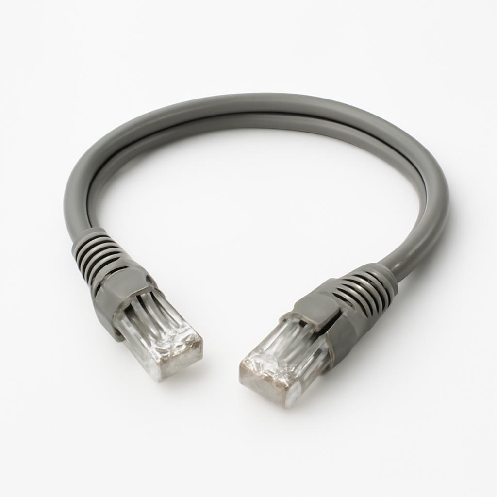 LAN - Patchcord UTP Categoria 6A 3,0 metros Gris Hellermann