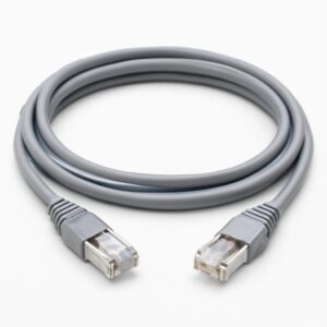 LAN - Patchcord FTP Categoria 5E 2 metros Gris Blindado Hellermann