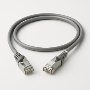 LAN - Patchcord FTP Categoria 6A  1 metro Gris Hellermann