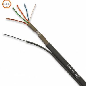 CABLE FTP CAT 5E EXTERIOR C/PORTANTE ACERO X 305MTS GLC (DOBLE VAINA)