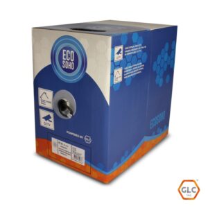 CABLE UTP ECO SOHO CAT 5E EXTERIOR X 305MTS Powered by GLC (SIMPLE VAINA)
