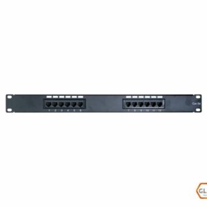PATCH PANNEL 12 PORTS CAT 5E P/ KRONE/110 RACKEABLE
