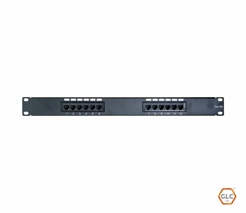 PATCH PANNEL 12 PORTS CAT 5E P/ KRONE/110 RACKEABLE