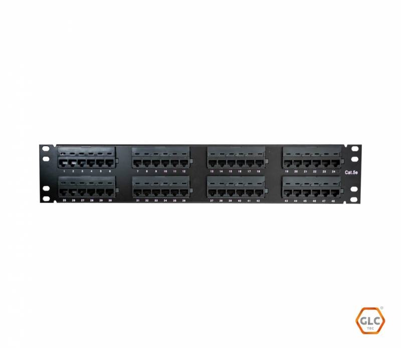 PATCH PANNEL 48 PORTS CAT 5E P/ KRONE/110