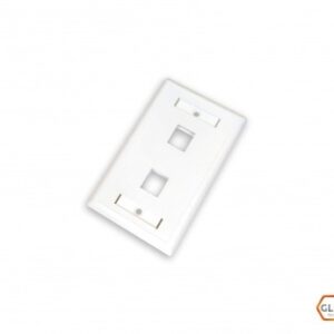 FACE PLATE 3 PORT CAT5E/6