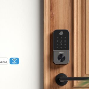 Cerradura inteligente Cubo 1 Reconocimiento de Huellas Dactilares Multidimensional Compatible con Alexa, Google, Alice y Siri Hasta 12 meses de Duración, Conexión Wi-Fi Direct