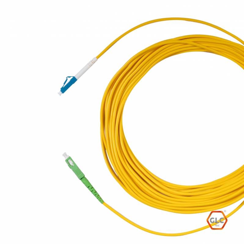 Patch Cord FO Sc/Apc - Lc/Pc Sm 15 Mts Simplex