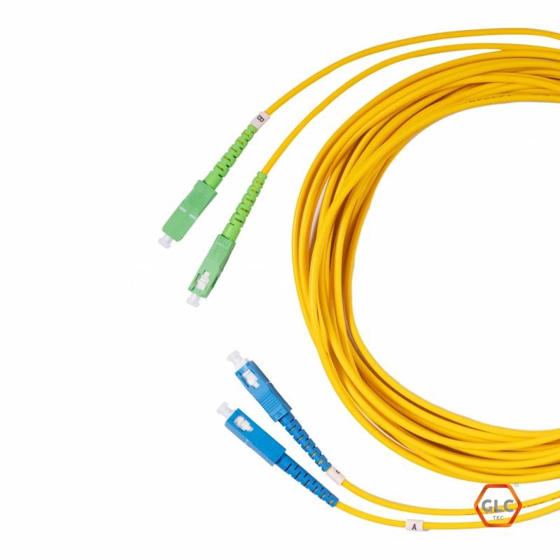 Patch Cord FO Sc/Apc - Sc/Pc Sm X 3Mts Duplex