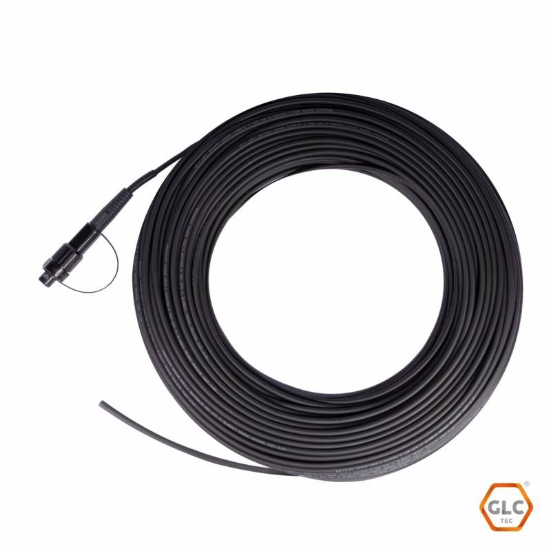 Pigtail Round Drop Aereal Spam 80 Flat Fast Connect Sc/Apc Sm 50Mts