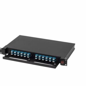 BANDEJA FO C/ 24 ADAPTADOR LC/PC DUP Y 48 PIGTAIL LC/PC