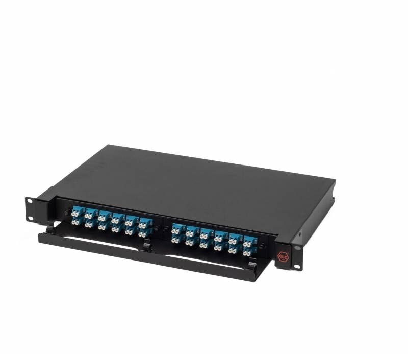 BANDEJA FO C/ 24 ADAPTADOR LC/PC DUP Y 48 PIGTAIL LC/PC