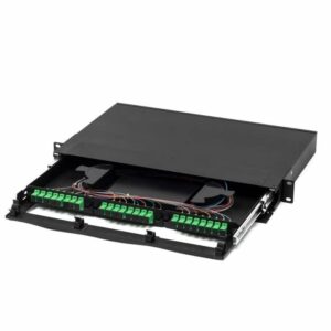 BANDEJA FO C/ ADAPTADOR SC/APC Y PIGTAIL SCAPC X24 C/PROTECCION DE ACRILICO
