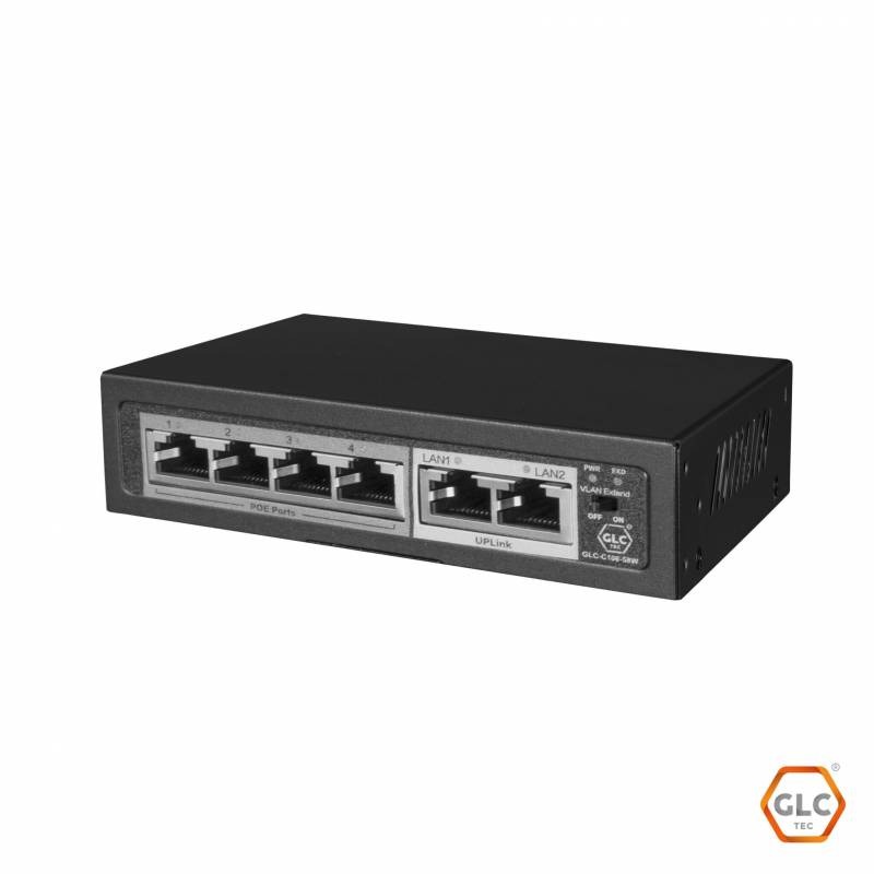 Switch 4 Ports Poe *10/100Mbps + 2 Port 10/100 UplinK