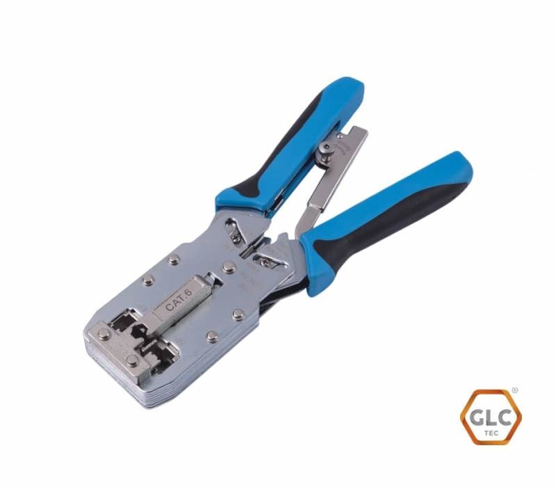 GLC-CRIMP-003 HERR. ALUMINIO REFOR. RJ11-09-45 Y CAT.6 C/CRIQUE