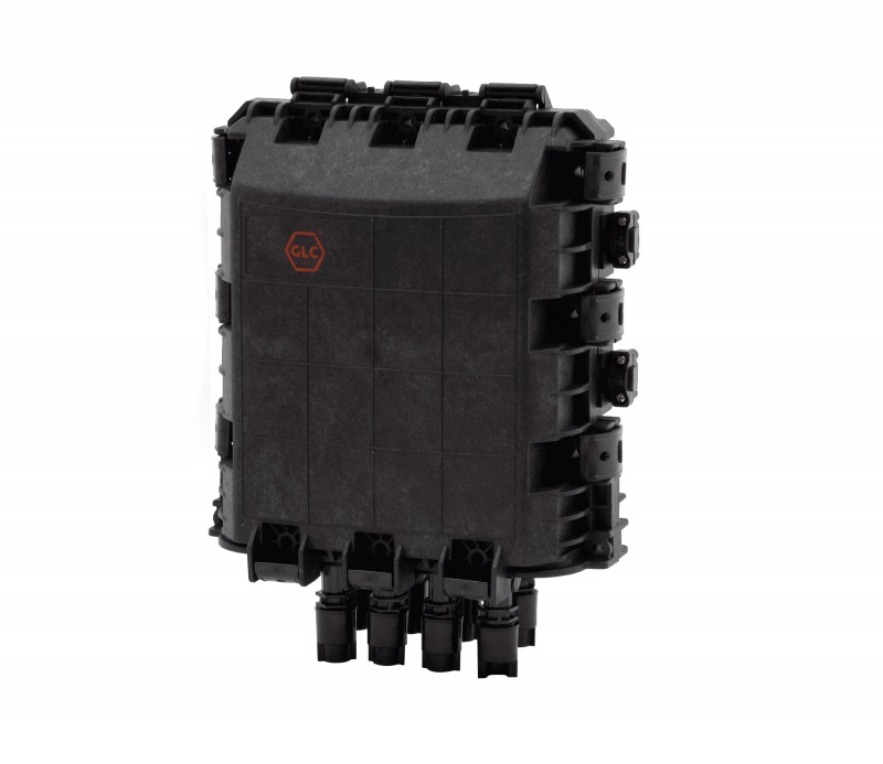 Fdb Caja Exterior Ftth 4X8 Completa Preconnect Horizontal Split 1X8