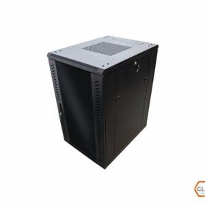 Rack 19" Prof- 800 De 20 U Desarmado Pta. Delantera de vidrio, Pta trasera ciega, 1 estantes c/fijacion en 4 puntas, 4 ruedas, 4 patas fijas y 40 tornillos