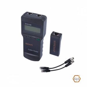 TESTER P/ CAT. 5E/6/COAXIL./ LOCALIZA FALLAS
