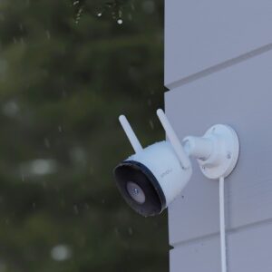 Camara Bullet 2C 3MP Detección Humana, Visión Nocturna, Micrófono, Nube IP67 Resistente a la Intemperie, Punto de Acceso Wi-Fi Incorporado