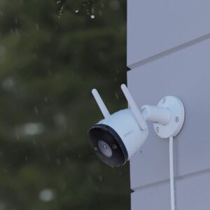 Camara Bullet 2E 5MP Detección Humana, Micrófono, Visión Nocturna, IP67 Resistente a la Intemperie, LED Integrado, Doble Antena. Modo AP Soft. Cloud
