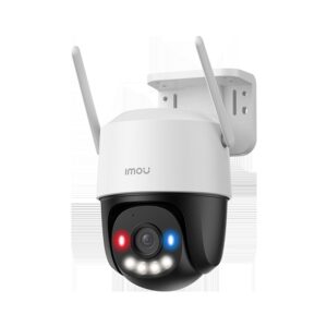 Camara Domo Cruiser SC 4G 3MP Movimiento PT remoto, seguimiento automático, detección humana, audio bidireccional y luces disuasorias rojas/azules. Ideal para zonas sin Wi-Fi.