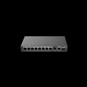 RG-ES210GS-P Switch Smart PoE+. 10 Puertos Gigabit, 1 combo SFP Cloud Managed. 8 puertos PoE 120W PoE power budget