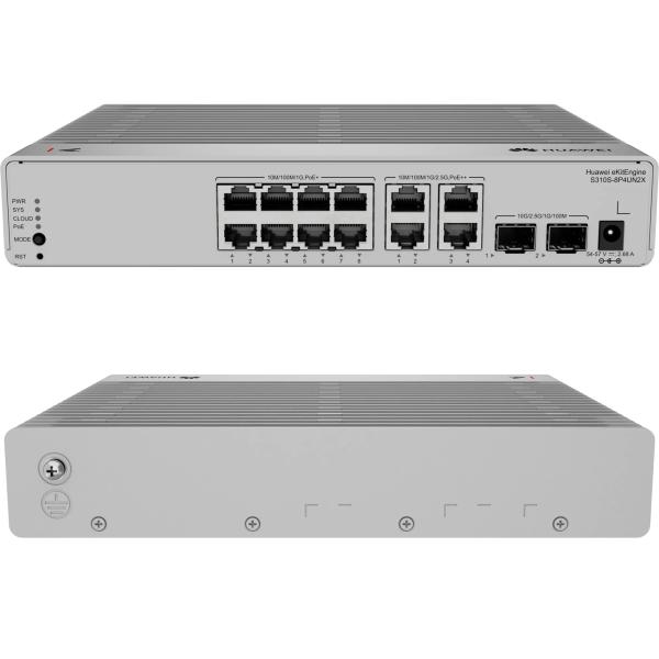 SWITCH HUAWEI EBG 8P GE 4PM 2,5GE 2-SFP 10GE POE+(125W)