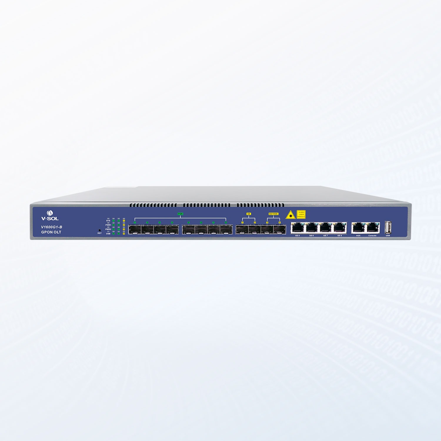OLT 8 GPON C++port 8 SFP GPON Dual AC Power