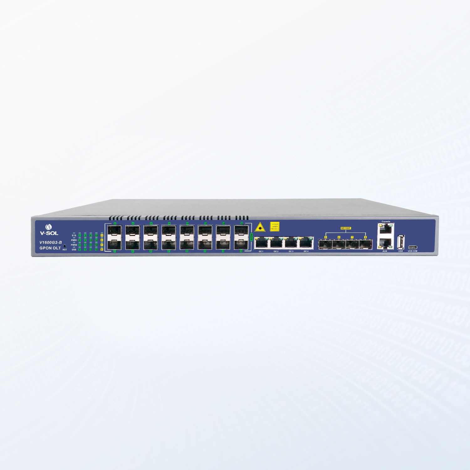 OLT 16 GPON C++++ port 16 SFP GPON Dual AC Power