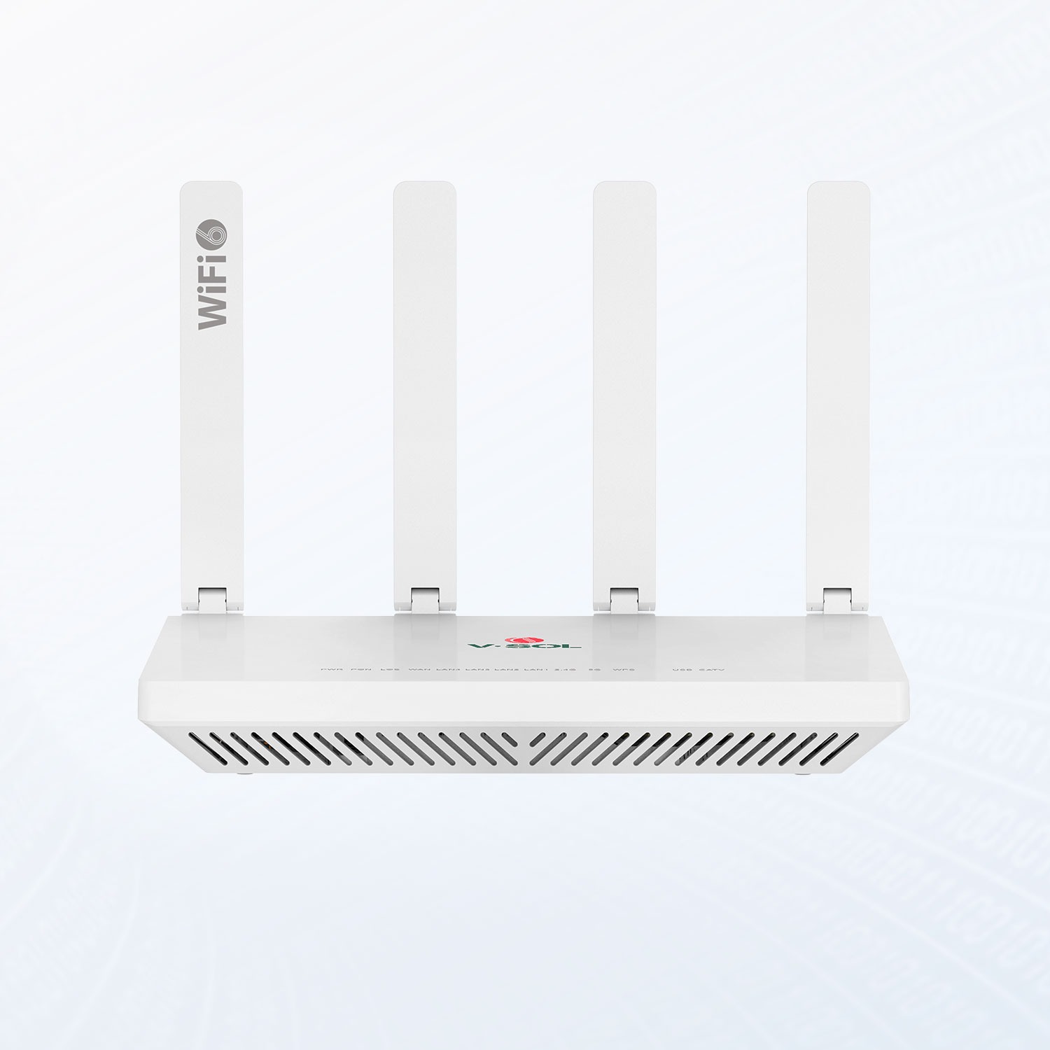 ONU XPON 4GE+USB3.0+CATV+WIFI6 AX1500 4 ANTENAS