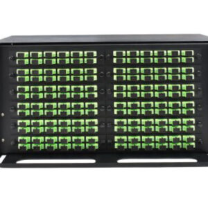 DISTRIBUIDOR DE FIBRA OPTICA 144 PUERTOS CON ADAPTADOR SC/APC CON PIGTAILS