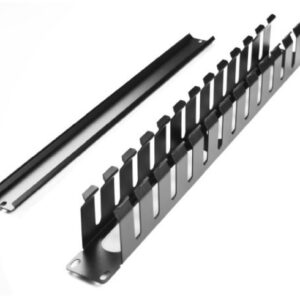 ORGANIZADOR DE CABLEADO CON TAPA 1 UNIDAD